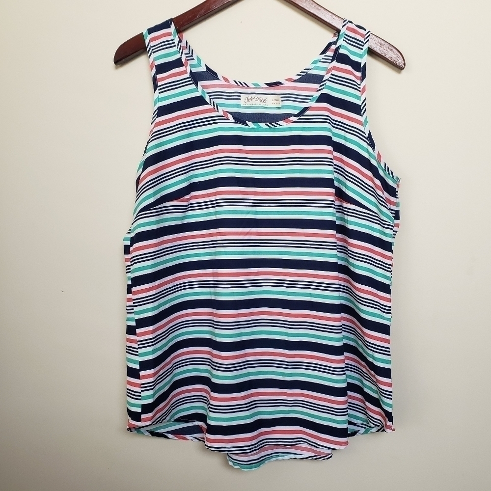 FADED GLORY Striped Blouse